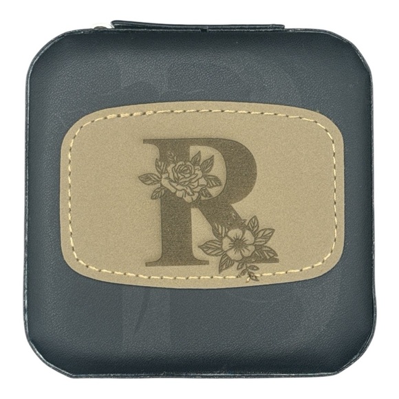 CUSTOM ENGRAVED Iron on leather at patch - Picture 2 of 5